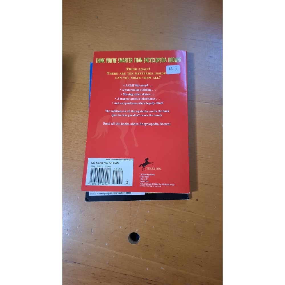 Kids Bundle | Encyclopedia Brown Detective stories 2 books - Picture 3 of 3